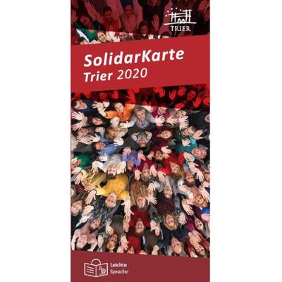 Vorderseite des Merkblatts zur SolidarKarte