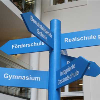 Wegweiser zu den Schulformen