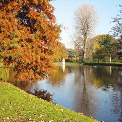 Die größte öffentliche Grünanlage in der Innenstadt ist der Nells Park.
