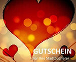 Geschenk-Gutschein der Stadtbücherei.